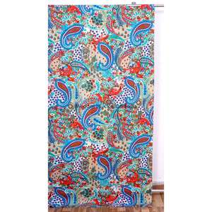 Rajasthan Handmade Printed Reversible Vintage Eco-Friendly All-Season <b>Double</b> Size Organic 100% Cotton Kantha Spread Printing - Product Image 2