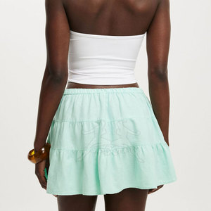 Stylish Women <b>Ruffled</b> <b>Skirt</b> Premium Wholesale Price <b>Ruffled</b> <b>Skirt</b> Lightweight Construction With Smooth Texture - Product Image 2