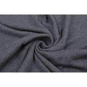 Cardigan d'hiver gris foncé 100 % coton, chemise blanche à superposer, logo frontal, infroissable, tenue de bureau décontractée élégante pour professionnels - Product Image 5