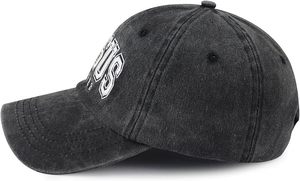 Gorra de Béisbol Unisex Focus de 6 Paneles, Algodón y Mezclilla, Ajustable con Hebilla Metálica, Deportiva, Transpirable e Impermeable, Bordado 3D - Product Image 3