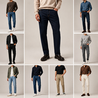 Pantalons en jean en gros, déchirés et usés, surplus d'usine du Bangladesh, commande export annulée, prêts à être expédiés, vente en gros