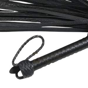 แส้หนังกลับนุ่มพร้อมสายยาวสำหรับการเล่นแบบอ่อนโยน - Product Image 6