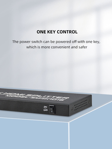 SYONG Répartiteur HDMI 16 ports 1x16 Full HD <span class=keywords><strong>1080P</strong></span> HDMI 1.4 avec commutateur <span class=keywords><strong>convertisseur</strong></span> prenant <span class=keywords><strong>en</strong></span> charge les lecteurs Blu-ray 4K30Hz, les ordinateurs portables - Product Image 2