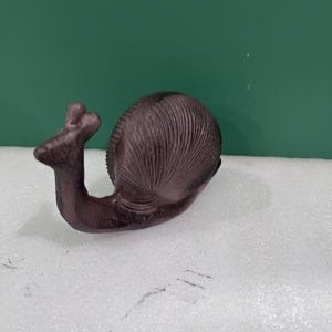 Figura decorativa de caracol de metal, estatua de animal vintage, decoración de mesa para el hogar y el jardín - Product Image 5