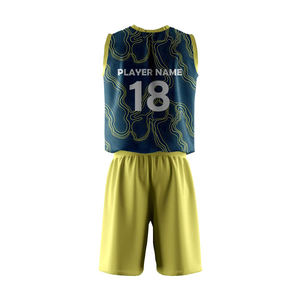 Vêtements de sport OEM en gros, impression par transfert thermique personnalisée, 100% polyester, séchage rapide, uniformes de volley-ball légers, design personnalisé - Product Image 5