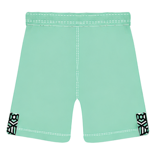 <b>Mint</b> Green <b>Black</b> <b>White</b> Geometric Rugby Jersey Shorts Set Short Sleeve Crew Neck Custom Breathable Training Athletic Team Sports - Product Image 6