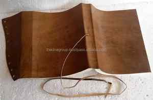 Antique Leather Journal with Tie Closure | <b>Blank</b> <b>Notebook</b> | Gift for Him Her | Handcrafted Sketchbook - Product Image 6