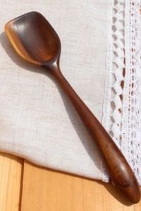 Cuchara de Madera Natural Ecológica Hecha a Mano, Utensilio de Cocina de Madera Maciza para el Hogar, Restaurante, Cafetería, a Precio de Mayoreo - Product Image 2