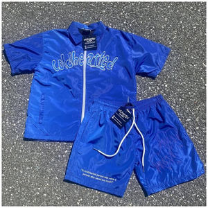 Veste et pantalon réfléchissants pour hommes, ensemble de survêtement imperméable coupe-vent, streetwear, techwear, logo personnalisé OEM - Product Image 5