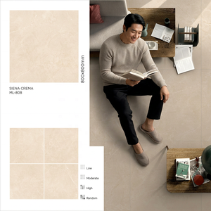 Sify Blanc 800x800mm Carreaux de sol en porcelaine brillante polie émaillée numérique 80x80 Céramique vitrifiée pour l'Éthiopie Congo Mozambique - Product Image 5