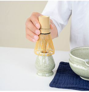 8 pcs Matcha Starter Kit với Gradient Bát Tre Chasen Scoop chashaku Whisk chủ và sifter - Product Image 2