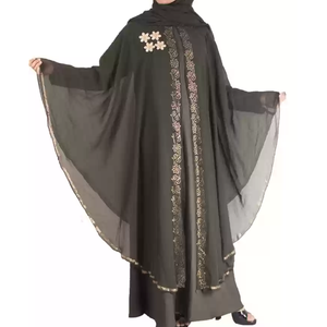 Abaya Islámica para Mujer, Vestido Largo, Abaya Musulmana de Dubái, Ropa de Moda para Exteriores, Abaya de la Mejor Calidad, Cómoda, con Cinturón - Product Image 3