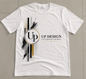 T-shirt en coton blanc personnalisé avec impression de logo graphique, col rond, manches courtes, streetwear décontracté, OEM ODM, marque privée - Product Image 5