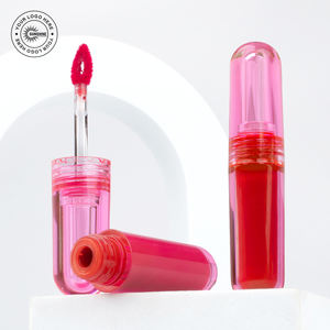Brillo Labial Vegano Ultra Transparente PinkDrip, Fabricante de Marca Privada con MOQ Bajo, Fórmula Líquida para Labios Brillantes - Product Image 1