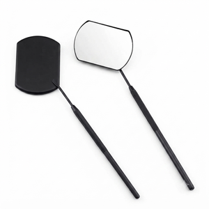 Wholesale Products Stainless Steel Eyelash <b>Mirror</b> Accessories Eyelash Extension Large Square Mirrored Portable <b>Makeup</b> <b>Mirror</b> - Product Image 1