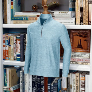 Sweat à capuche décontracté pour homme, style sport, avec fermeture éclair quart de tour, coupe oversize, motif uni par sublimation, idéal pour le golf en automne - Product Image 2