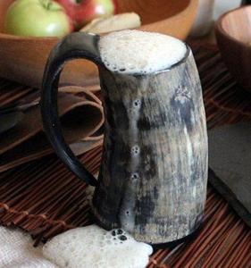 แก้วน้ำลายฮอร์นสไตล์เรสติก - Product Image 1