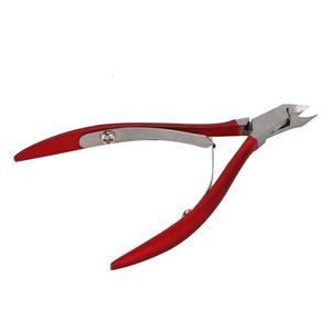 Pince à cuticules professionnelle Morje en acier inoxydable rouge avec large ouverture de mâchoire, durable et portable - Product Image 2