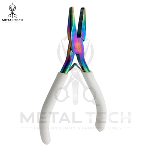 Stainless Steel Professional Salon Wholesale New Ergonomic Handle Hair Extension Pliers Micro Bead Ring Remover Plier <b>Tool</b> - Product Image 4