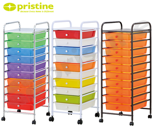 Quality SALE EBay Wholesale OEM Taiwan Manufacturer Home <b>Storage</b> Household DIY Trolley <b>Cart</b> Colorful Steel Chrome Plated - Product Image 5