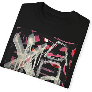 Camisetas Personalizadas con Serigrafía Y2K para Hombre, 100% Algodón Grueso, Estilo Urbano Holgado, Tejido de Punto - Product Image 2