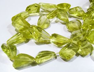 10 perles lâches en quartz jaune naturel, perles taillées au laser, perles lisses en pierre précieuse, 11-25 mm - Product Image 4