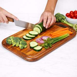 Planche à découper haut de gamme avec revêtement en résine, finition alimentaire, rainure profonde pour les jus, surface durable pour la découpe et le service quotidiens - Product Image 2