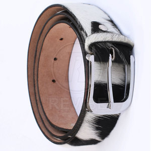 Ceintures en cuir à poils sur mesure de haute qualité, boucle en acier décontractée, légères, écologiques, best-seller, nouvelle arrivée - Product Image 4