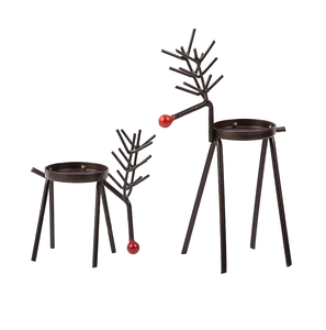 Fresh Arrival Metal Iron Nordic Gold Reindeer Metal Candle Holder Decorative <b>Tea</b> Light <b>Stand</b> Customized Size Shape - Product Image 5