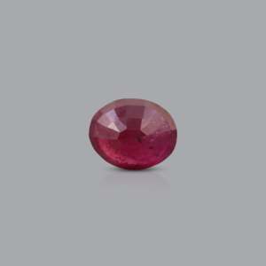 Natural Ruby Loose Gemstone 3.6 Carat Oval Faceted Cut for Fine Jewelry - Product Image 2