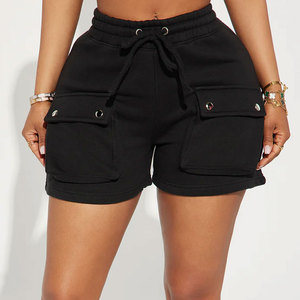 Shorts en jean vintage d'été pour femmes avec poches amples personnalisées, confortables, taille mi-haute, séchage rapide - Product Image 6