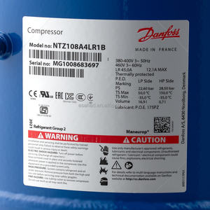 Compresseur frigorifique à piston Danfoss NTZ108A4LR1B NTZ108A4LR1A 120F0238 120F0239 - Product Image 3