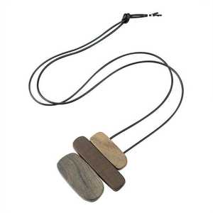 Premium Wooden <b>Necklace</b> Handcrafted Natural Wood Pendant Jewelry for Women <b>Boho</b> Ethnic Style Lightweight Fashion Gift Wall Signs - Product Image 6