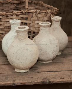 Jarrón de Papel Maché Hecho a Mano 100% Premium, Diseño Art Deco, 5x10 Pulgadas, Decoración de Mesa, Centro de Mesa para Sala de Estar - Product Image 5