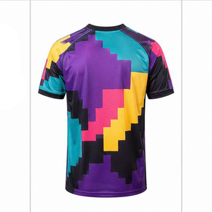 Camiseta de Fútbol de Manga Corta de Primera Calidad, Ligera, Transpirable y de Secado Rápido, con Logotipo Personalizable, Precio al por Mayor, Ropa Deportiva - Product Image 2