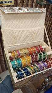 Premium Quality Combo Box Of Beautiful <b>Glass</b> <b>Bangles</b> With Kashmiri <b>Bangles</b> Hot Selling Combo Box Perfect For All Occasions - Product Image 2