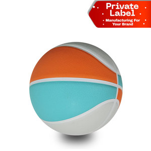 Ballon de basket miniature en peluche douce personnalisé, vente en gros d'usine, forme personnalisée, en mousse PU, anti-stress - Product Image 1