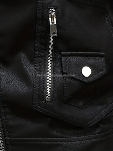 New Arrival Custom Men Fashion <b>Leather</b> <b>Jacket</b> Fashion Wear New Style 2024 Factory Direct Sale <b>Leather</b> <b>Jackets</b> for <b>Boys</b> - Product Image 5