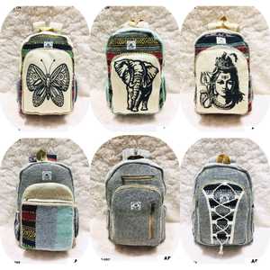 Sac à dos unisexe vintage écologique imperméable en coton réglable utilitaire multifonctionnel tendance vente en gros fait main - Product Image 2