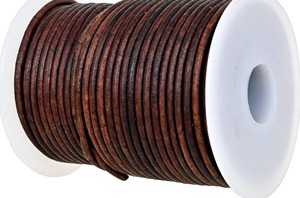 Custom Thick & Color Durable <b>Leather</b> Cord OEM ODM Customizable Factory Supplies Jewelry Accessories Making Premium Quality Cord - Product Image 2
