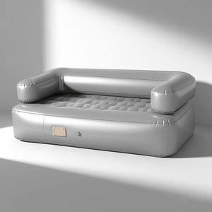 高級ソファベッド圧縮セット家具1人用インフレータブル空気ソファベッドレイジーソファ空気ソファ - Product Image 1