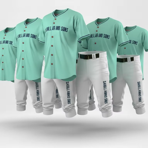 Premium <b>Baseball</b> Uniform Custom Team Jersey Pants Set Breathable Lightweight Sportswear Athletic Wear Wholesale OEM - Product Image 4