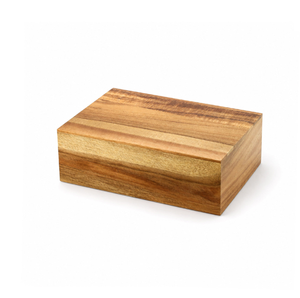 Elegant Acacia Wooden Butter Dish <b>with</b> <b>Lid</b> Eco-friendly Wooden Cheese Dessert Tray Butter Keeper <b>Box</b> - Product Image 5