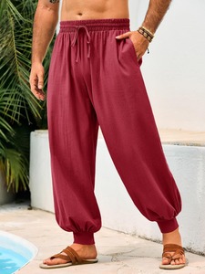 Premium Cargo Style Baggy <b>Trousers</b> Men Wide Leg Heavyweight Cotton Streetwear Fashion Pants Manufacturer - Product Image 3