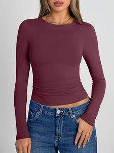 Wholesale Custom Women Nylon <b>Long</b> <b>Sleeve</b> Yoga <b>Top</b> OEM ODM Activewear Manufacturer <b>Stretch</b> Breathable Gym Fitness Workout Running - Product Image 5