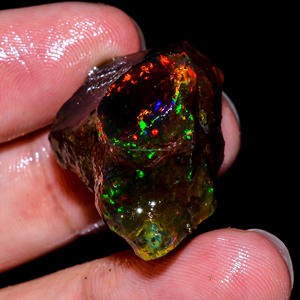 Impressionnant Top Grade Qualité 100% Naturel Welo Feu Éthiopien Opale Huile Rugueux Pierres Précieuses En Vrac Pour La Fabrication De Bijoux Opale Huileuse - Product Image 1