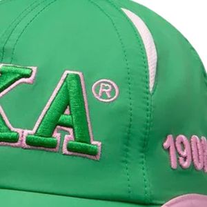 Green Embroidered Featherlite <b>Cap</b> Women's Casual Sports <b>Hat</b> Outdoor Fashion Headwear Adjustable Baseball <b>Cap</b> Stylish Everyday - Product Image 5