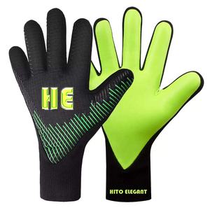 Gants de gardien de but professionnels au design personnalisé Gants de gardien de football antidérapants avec paume en cuir à petit budget pour toutes les tailles de sport - Product Image 1