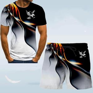 T-shirt homme en coton 100% (220g) à manches courtes, impression numérique par sublimation, motif intégral. - Product Image 1