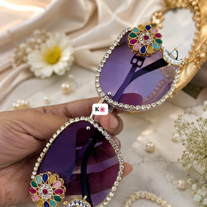 Gafas de Sol de Fiesta para Mujer, Gafas de Sol de Cristal a la Moda, Gafas de Diseñador para Mujer, Lentes Degradadas, Gafas Modernas y Elegantes - Product Image 2